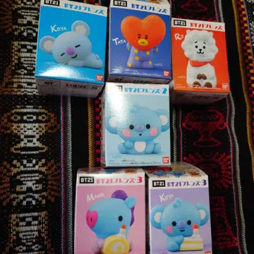 BT21 피규어 세트 Koya Tata RJ Mang 6개 세트