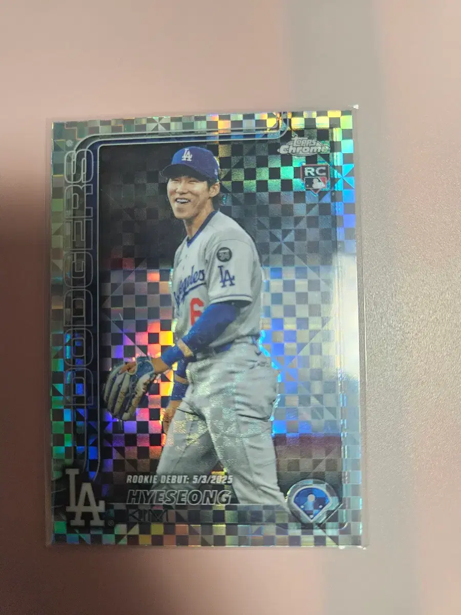 김혜성 2025 Topps Chrome 엑스프렉터 루키