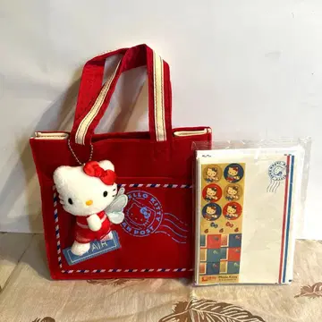 헬로키티의 편지 가방 우체국 한정판 마스코트 레터 세트 포함