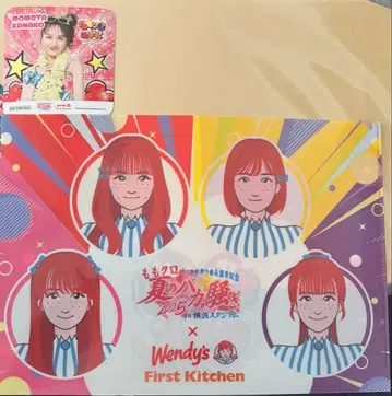 웬디즈 모모쿠로 코스터 클리어 파일 모모타 카나코