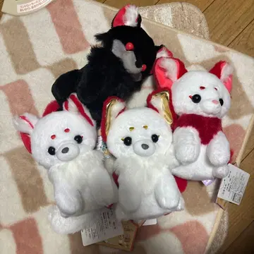 콩콩 여우 아마테라스의 늑대 봉제 인형 4개 세트