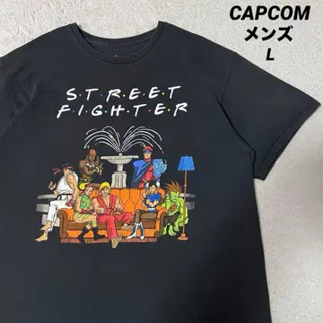 CAPCOM 스트리트 파이터 패러디 셔츠 남성용 L