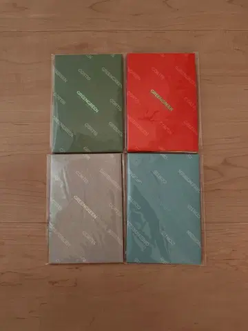 CORTIS 앨범 GREENGREEN Weverse 4 형태 세트