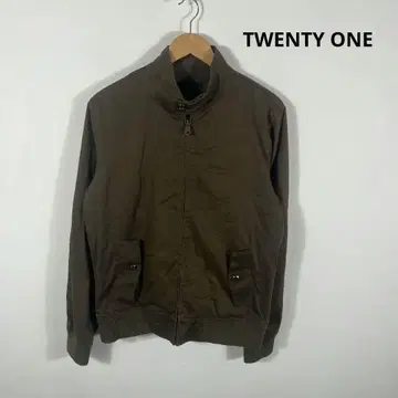 twenty one 빈티지 지퍼 자켓 카키 남성용 M 심플