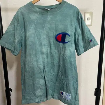 Champion 빅 로고 타이다이 T셔츠 L 사이즈