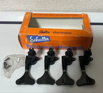 [레어 독일제] Schaller 샤라 베이스 페그 M4 4연 블랙