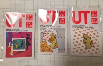 유니클로 무라카미 하루키 사사키 마키 핀 배지 3개 세트