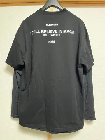 [새상품급] JIL SANDER 백프린트 레이어드 L/S 티셔츠