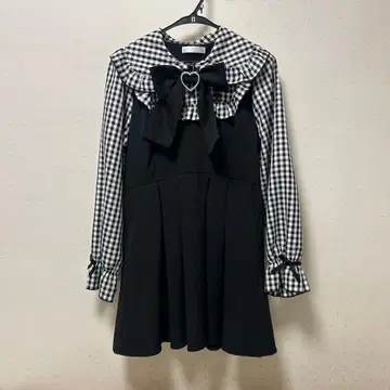 둥근 카라 점프수트 레이어드 스타일 원피스
