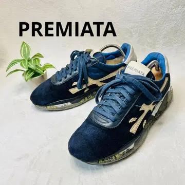 PREMIATA 프리미어 네이비 스웨이드 스니커즈 41