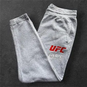 UFC 유에프시 스웨트 팬츠 조거 팬츠 빅 로고 그레이 L