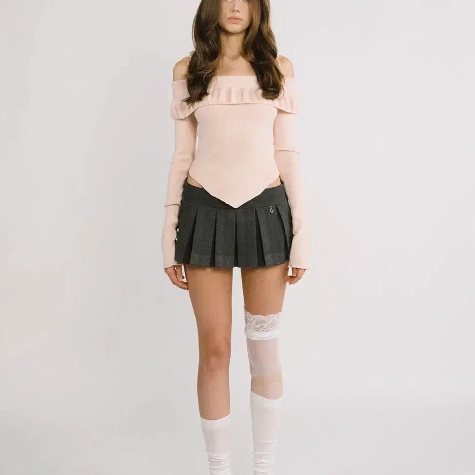 bohemian seoul PLEATED WRAP SKIRT Mサイズ BohemianSeoul Pleated Wrap Skirt | Bunjang Global