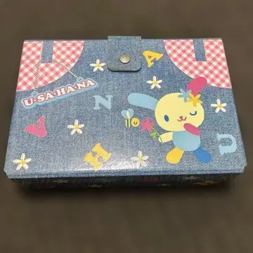 우사하나 U sa ha na 데님풍 소품함 2004 SANRIO 레어