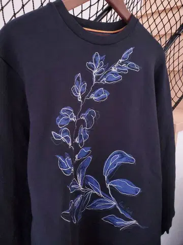 [새상품급] Paul Smith 보타니컬 맨투맨 꽃무늬 자수