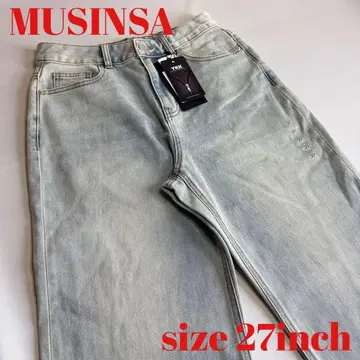MUSINSA 1 와이드 데님 팬츠
