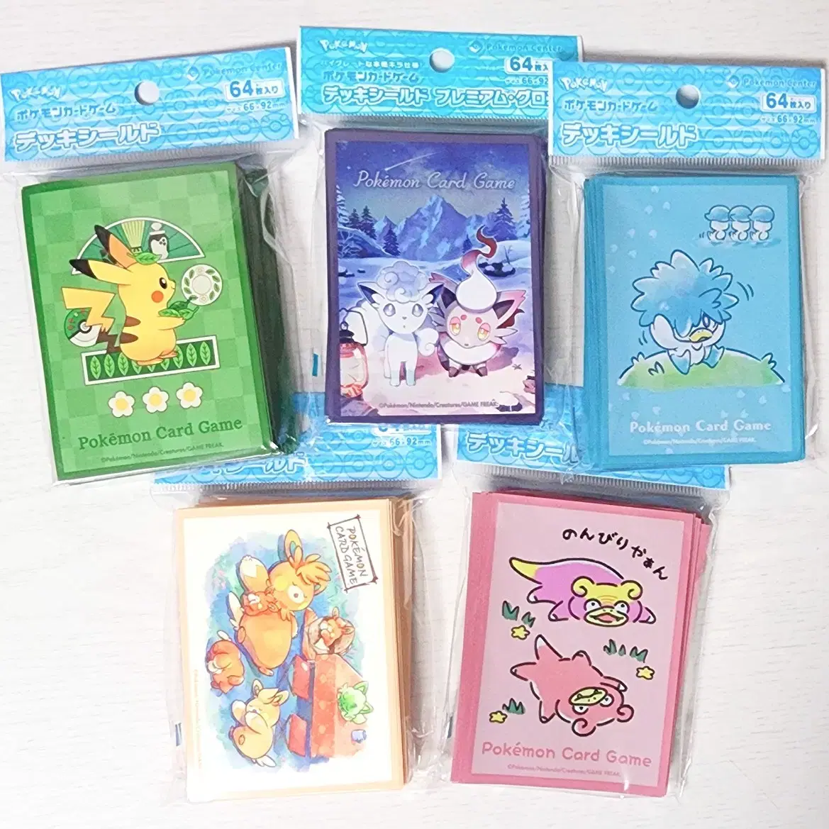Pokemon Card Sleeves 64 pcs (sealed) on Bunjang Global Site.