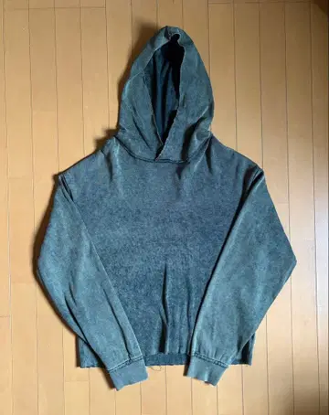 ZARA 페이드 가공 후드티 후디 크롭 박스 실루엣
