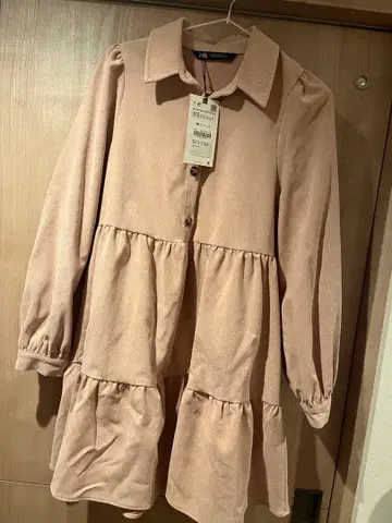 ZARA 핑크 셔츠 원피스 택 포함 미사용 새상품