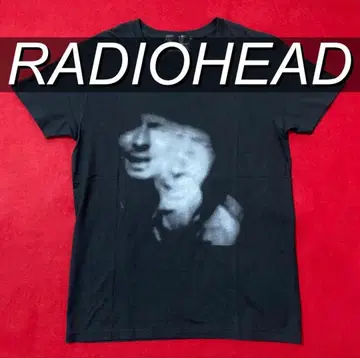 라디오 헤드 티셔츠 Radiohead 밴드 티셔츠 톰 요크 블랙