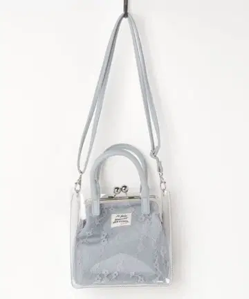 [단종] WEGO 가마구치 클리어백 이타백 스카이블루 덕질 핸드백