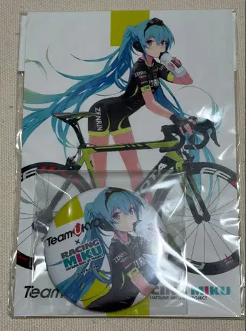 레이싱 미쿠 2015 TeamUKYO 응원 Ver. 캔뱃지 엽서