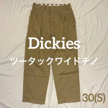 Dickies 베이지 치노 팬츠 투 턱