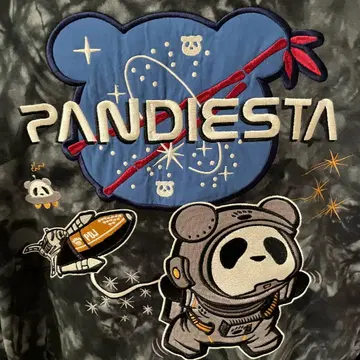 PANDIESTA 팬디에스타 아스트론 자수 후드티 XXL