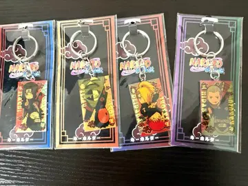 NARUTO 아크릴 키링 아카츠키 4개 세트