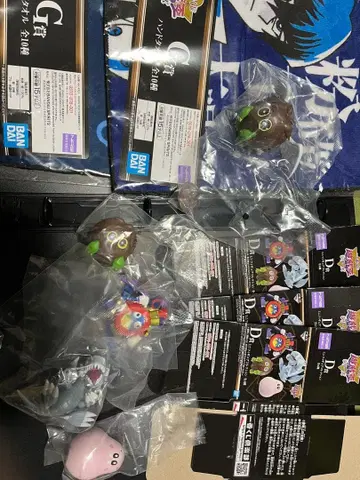 유희왕 제일복권 vol1 미니 피규어 컴프 4개 세트 덤 포함