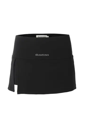 threetimes 블랙 스커트 시즈니룩