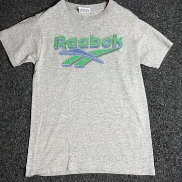 90'S REEBOK 멜란지 그레이 빈티지 티셔츠 USA 베터 로고