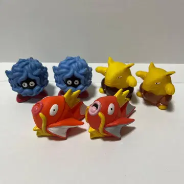 포켓몬 키즈 손가락 인형 반다이 1997년 색이 다른 3종 6체 세트