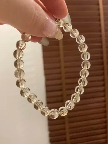처분 가격! 골드 루틸 쿼츠 7mm 초반, 안지름 16.5cm