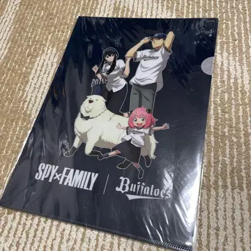 SPY x FAMILY 오릭스 버팔로즈 콜라보 클리어 파일 2장 세트