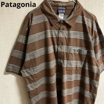 Patagonia 보더 피케 셔츠 오가닉 코튼