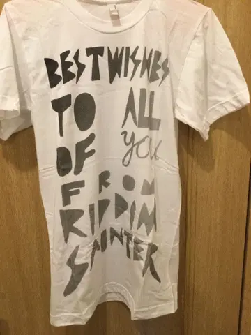 riddim saunter 티셔츠(화이트 XS)WISH TEE 리디무
