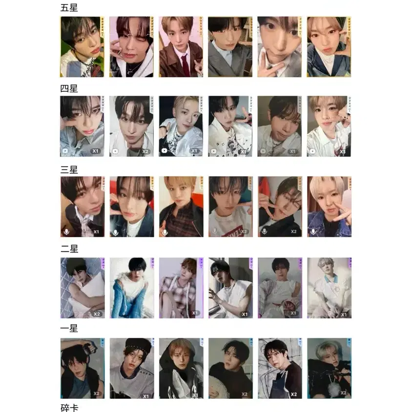 NCT WISH Steady China QQ Music QQ Music photocard Jaehee 4 types