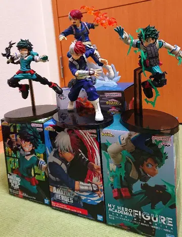 나의 히어로 아카데미아 토도로키 쇼토 미도리야 이즈쿠 피규어 4개 세트