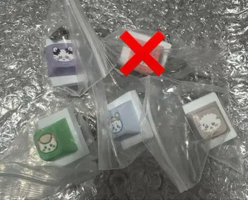 한국 한정판 치이카와 (먼작귀) 키보드 캡 키링 5종