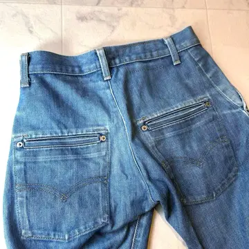 00s Levi's ENGINEERED JEANS 입체 재단 데님