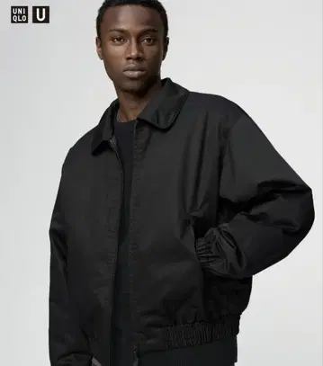 UNIQLO U 퍼프 테크 숏 블루종 M