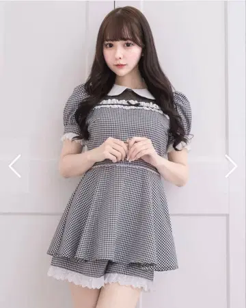 pium 코튼 프릴 도리 셋업
