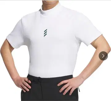 아디다스 골프 반팔 모크넥 셔츠 코드 카오스 2XL 화이트