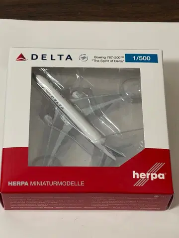 델타 항공 B767-200 herpa 1/500