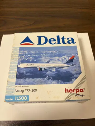 델타항공 herpa 1/500 B777-200