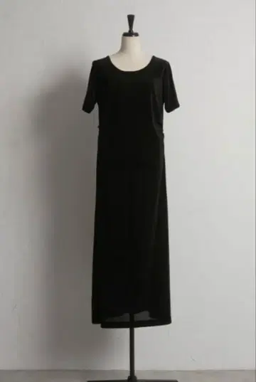 &.NOSTALGIA ZOZO 한정판 시어 플로키 반팔 맥시 원피스