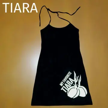 TIARA 티아라 홀터 원피스 블랙 MY FAVORITE TIARA