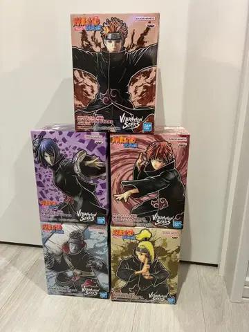 NARUTO VIBRATION STARS 피규어 세트 아카츠키