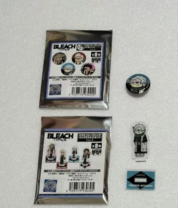 BLEACH LOFT 지로리 아크릴 스탠드 캔뱃지 히츠가야 토시로 세트