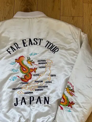 80's VINTAGE FAR EAST TOUR 수베니어 자켓